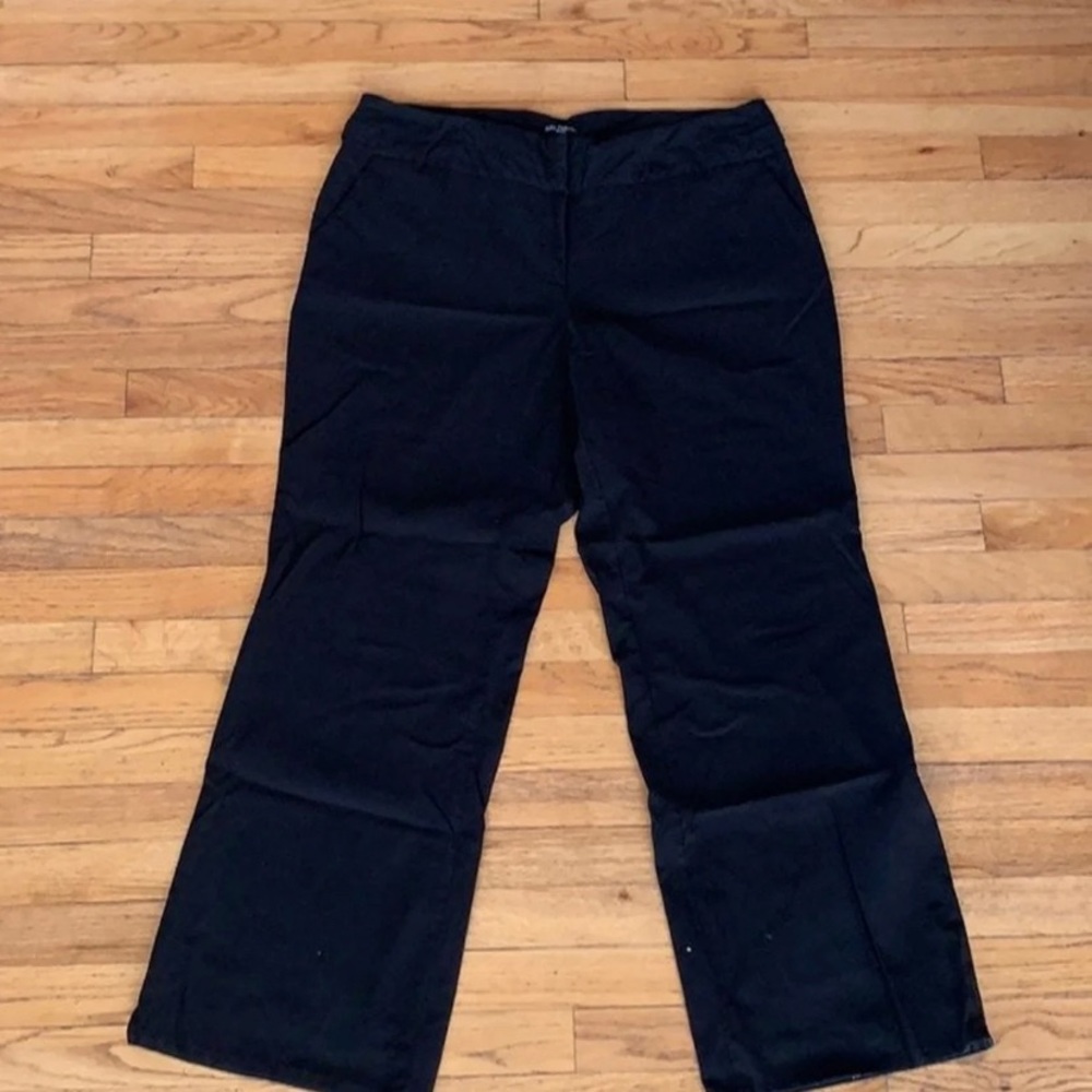 Plus size black dress pants